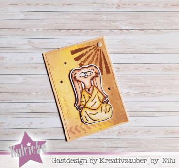 Kulricke Stempelset "Hasi Namaste" Clear Stamp