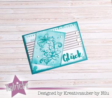 Kulricke Stempelset "Lilien" Clear Stamp