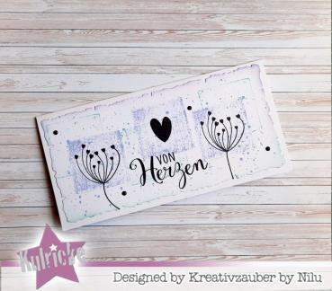 Kulricke Stempelset "Von Herzen" Clear Stamp