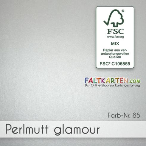 Cardstock 12"x12" 250g/m² (30,5 x 30,5cm) in perlmutt glamour