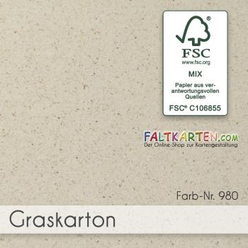 Cardstock 12"x12"  300g/m² (30,5 x 30,5cm) in Graskarton