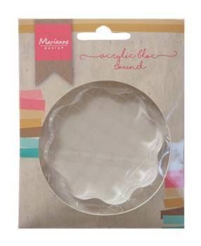 Marianne Design - Acrylic Block Small - Stempelblock - 10 x 12,5 cm 