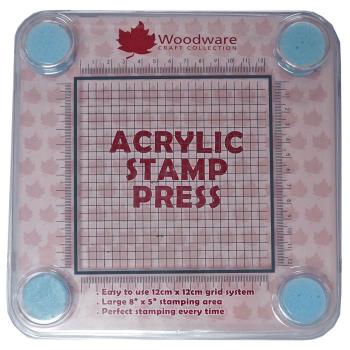 Woodware  - Acrylic Stamp Press 12cm x 12cm Grid  Stempelhilfe