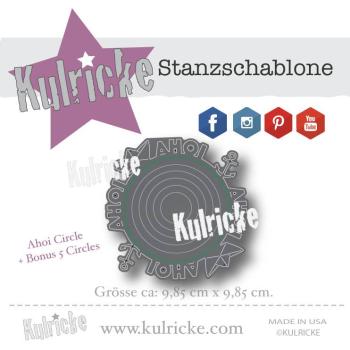 Kulricke "Ahoi"  Kreis Stanze - Craft Die