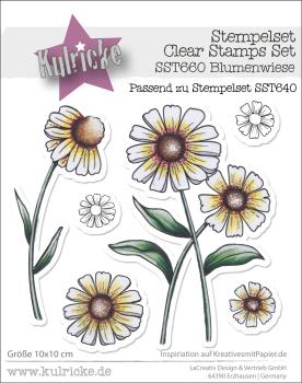 Kulricke Stempel "Blumenwiese" Clear Stamp