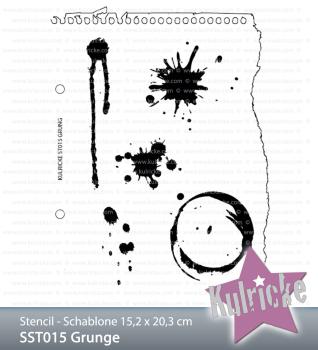 Schablonen - Stencil "Grunge"