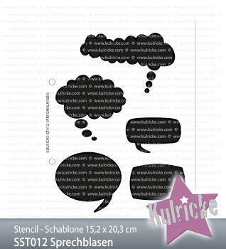 Schablonen - Stencil "Sprechblasen"