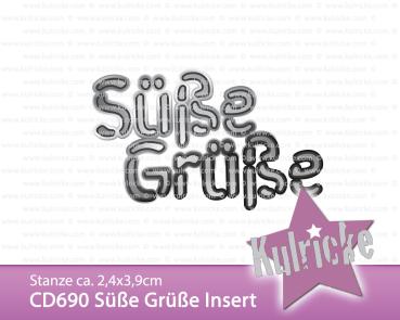 Kulricke "Süße Grüße Insert" Stanze - Craft Die