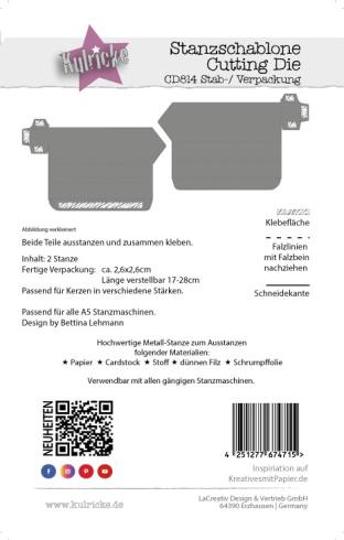 Kulricke Stanzschablone "Stab-/ Verpackung" Craft Die
