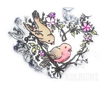 "Vogel Love" Stempel