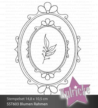Kulricke Stempelset "Blumen Rahmen/ Flower Frames" Clear Stamp