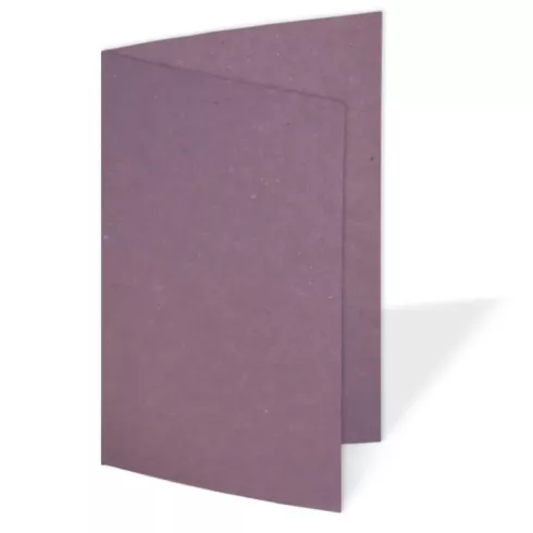 Doppelkarte - Faltkarte 220g/m² DIN A6 in kraft purple