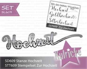 SET "Zur Hochzeit" Stempel & Stanzen