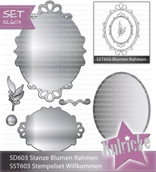 SET "Blumen Rahmen" Stempel & Stanzen