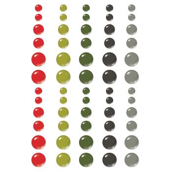 Preview: Simple Stories   Simple Vintage Christmas Lodge  Enamel Dots