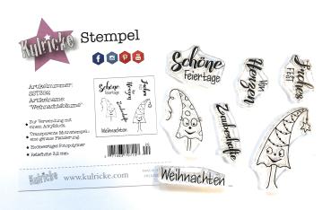 Stempel-Set "Weihnachtsbäume"