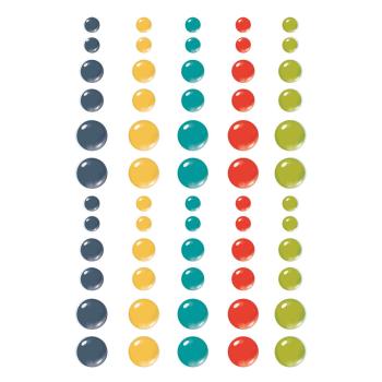 Preview: Simple Stories - Enamel Dots - Pet Shoppe - Klebepunkte