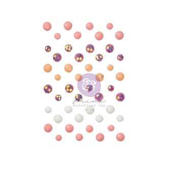 Prima Marketing - Strasssteine "Strawberry Milkshake" Say It In Crystals 48 Stück