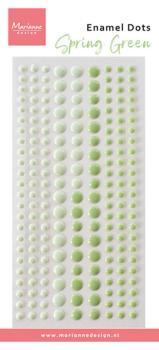 Marianne Design - Klebeperlen "Spring Green" Enamel Dots