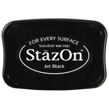 Tsukineko StazOn Inkpad - Jet Black - Permanent Stempelkissen