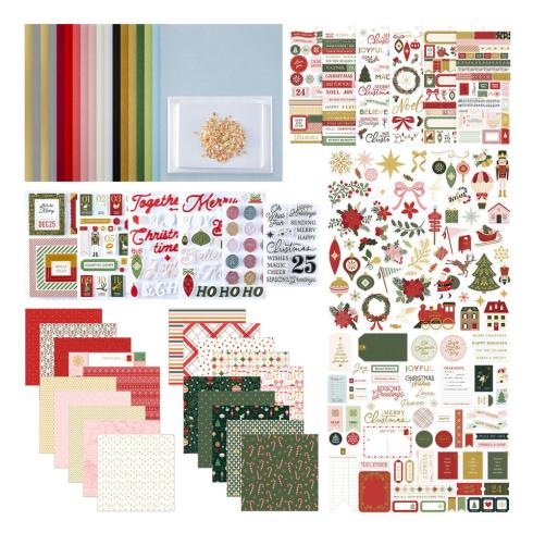 Spellbinders - Kartenbastelset  "Merry Moments" Limited Edition Holiday Cardmaking Kit 2025