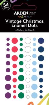 Arden Creative Studio - Klebesteine "Vintage Christmas" Enamel Dots