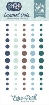 Echo Park - Enamel Dots "Snow Day " 60 Stück