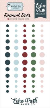Echo Park - Enamel Dots "Winter Fun " 60 Stück