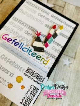 Preview: Carlijn Design - Klebesteine "Holo Gold" Enamel Dots 300 Stück