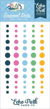 Echo Park - Enamel Dots "Plan On It " 60 Stück
