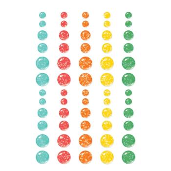 Preview: Simple Stories - Enamel Dots "Game Night" 60 Stück 