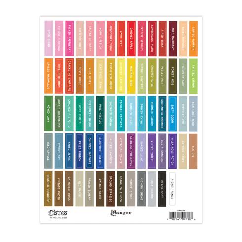 Ranger - Tim Holtz "Distress Ink Pad Label Sheet White"