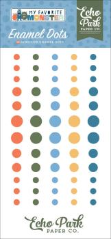 Echo Park - Enamel Dots "My Favorite Monster " 60 Stück