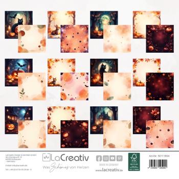 Preview: LaCreativ - Designpapier "Herbstzauber & Kürbisglanz" Paper Pack 6x6" - 24 Bogen