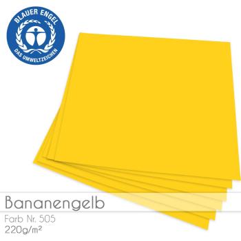 Cardstock "Basic" 12"x12" 220g/m² (30,5 x 30,5cm) in bananengelb