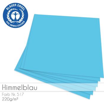 Cardstock "Basic" 12"x12" 220g/m² (30,5 x 30,5cm) in himmelblau