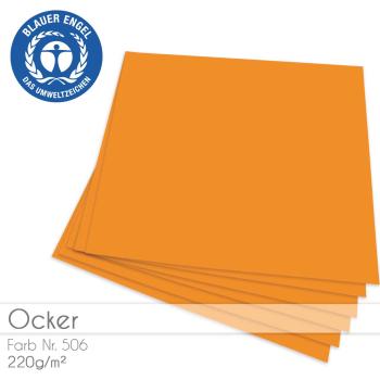 Cardstock "Basic" 12"x12" 220g/m² (30,5 x 30,5cm) in ocker