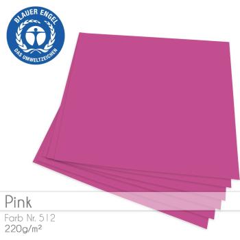 Cardstock "Basic" 12"x12" 220g/m² (30,5 x 30,5cm) in pink