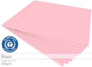 Cardstock "Basic" - Bastelkarton 220g/m² DIN A4 in rosa