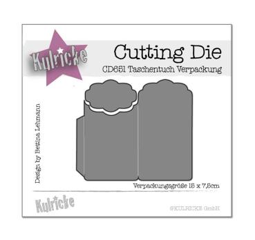 "Taschentuch Verpackung" Stanze - Craft Die