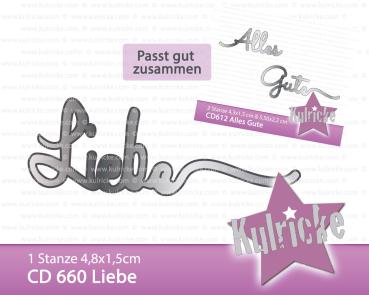 "Liebe" Stanze - Craft Die