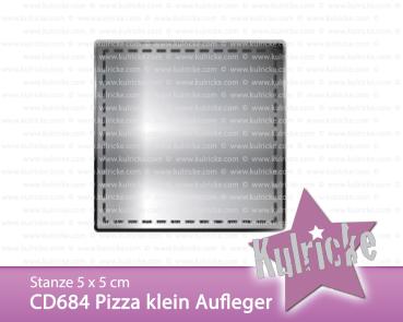 "Aufleger Pizza klein -gestrichelt" Stanze - Craft Die