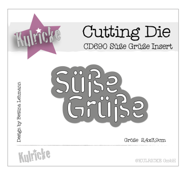 Kulricke "Süße Grüße Insert" Stanze - Craft Die