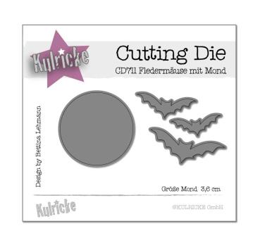 Kulricke Stanzschablone "Fledermäuse mit Mond" Craft Die