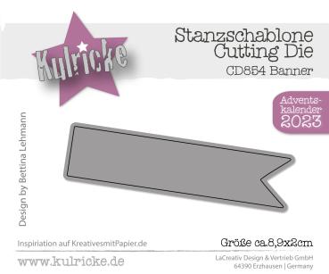 Kulricke Stanzschablone "Banner" Craft Die 