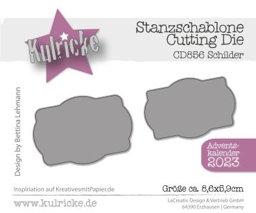 Kulricke Stanzschablone "Schilder" Craft Die 