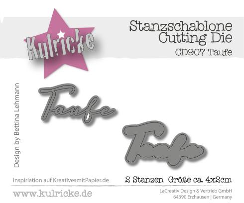 Kulricke Stanzschablone "Taufe" Craft Die