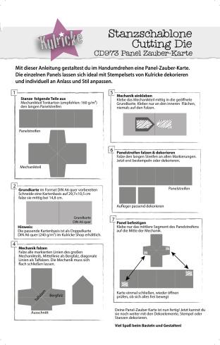 Preview: Kulricke Stanzschablone "Zauber-Panel Karte" Craft Die