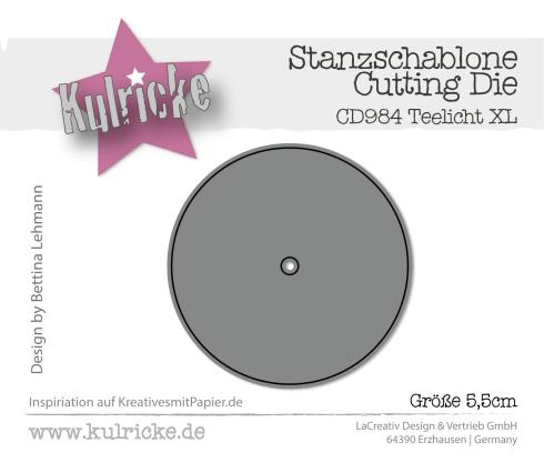 Kulricke Stanzschablone "Teelicht XL" Craft Die
