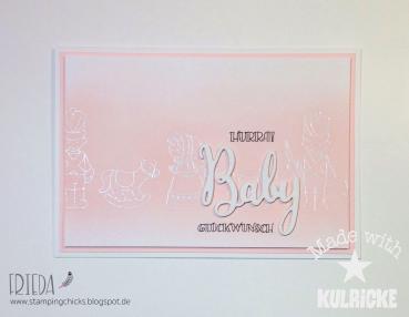Kulricke Stempelset "Vintage Spielzeug" Clear Stamp